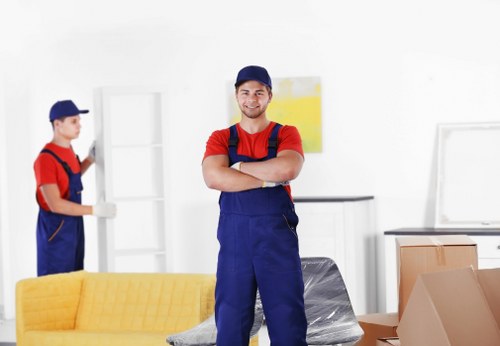 Professional furniture removals service handling heavy items in Homerton