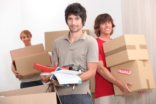 Staff reviewing site hazards before a move