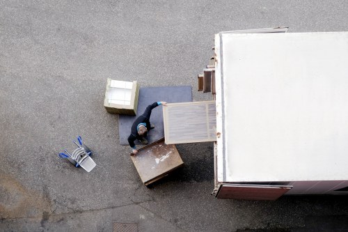 Packed van ready for a local move from Homerton to a nearby area