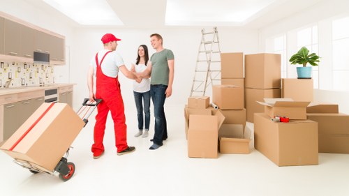 Efficient unpacking and room organization after a move in Homerton