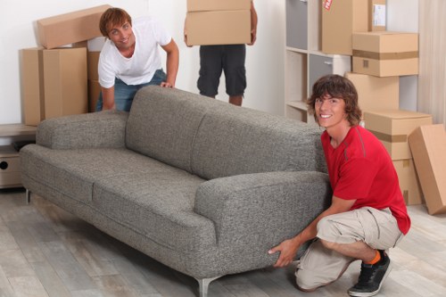 Risk assessment being carried out before a Man With A Van Homerton job