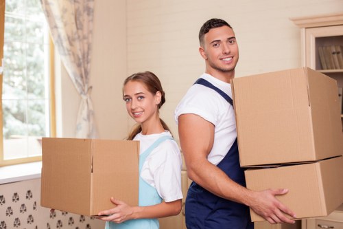 Transporting household items with care