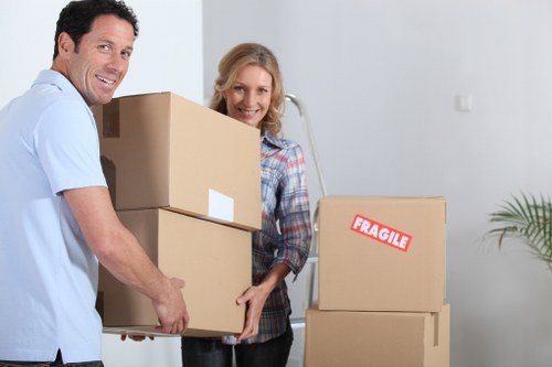 Charity reuse and responsible sorting during a Homerton property clearance